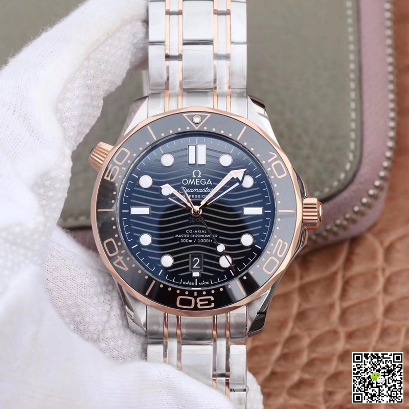 Replica 0me*ga Seamaster 210.20.42.20.01.001 1:1 Best Edition VS Factory Black Dial Swiss ETA8800
