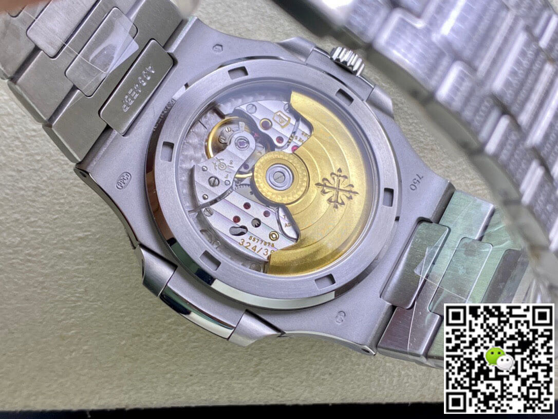 Replica Pat*k Phi1i*pe Nautilus 5719/10G-010 1:1 Best Edition PPF Factory V4 Silver D1am0nd Swiss ETA324