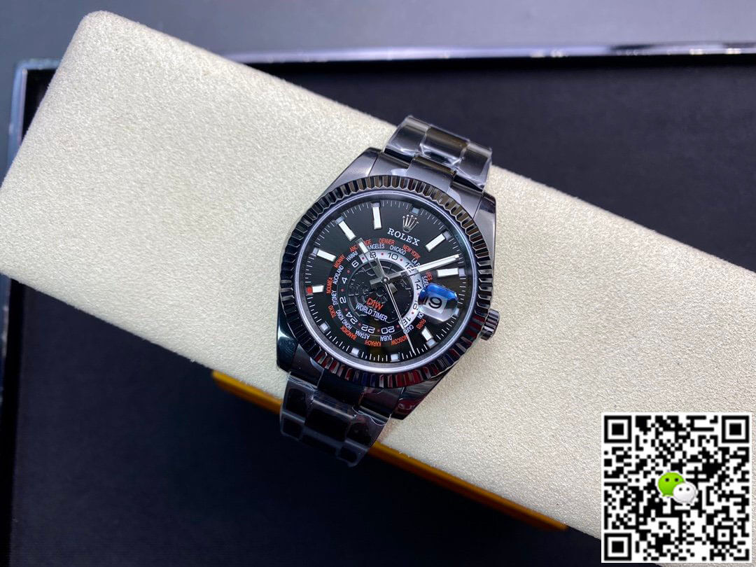 Replica R01ex Sky Dweller 40MM 1:1 Best Edition WWF Factory DIW Black Dial