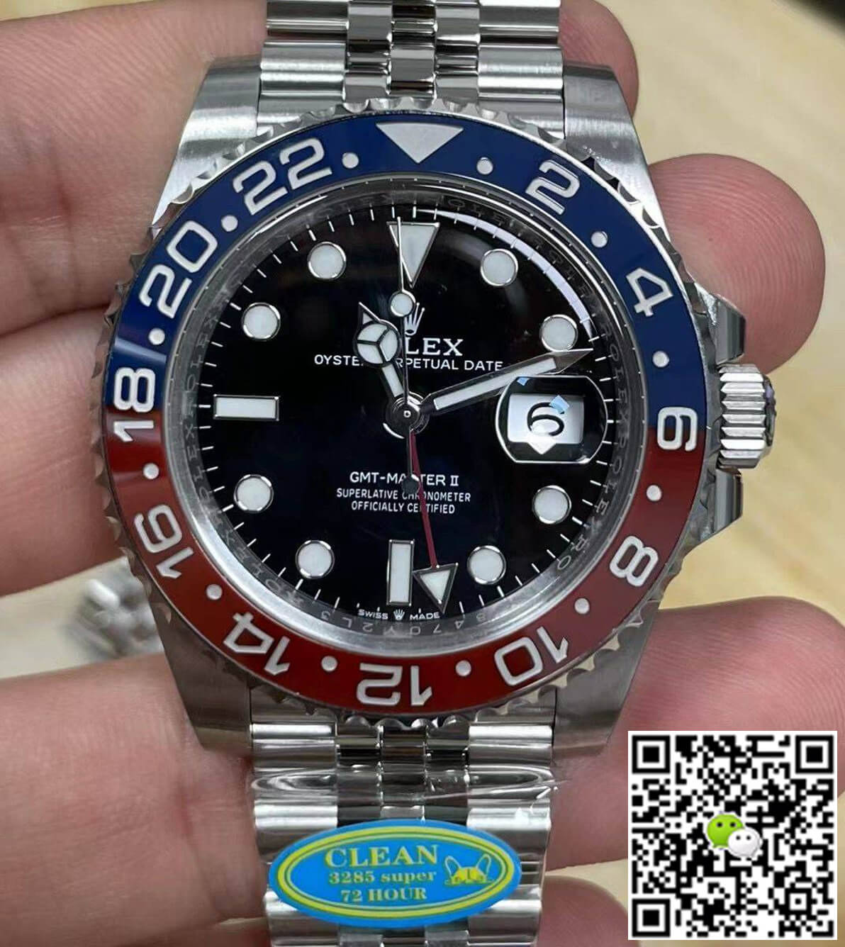 Replica R01ex GMT Master II M126710BLRO-0001 1:1 Best Edition Clean Factory V2 Cola Circle