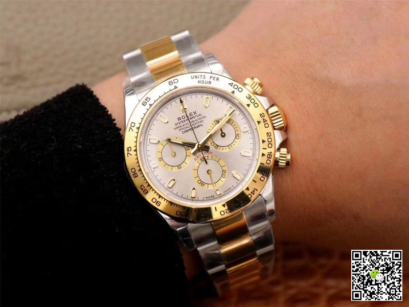 R01ex Daytona Replica Cosmograph M116503-0002 1:1 Best Edition Noob Factory Gray Dial Swiss ETA4130