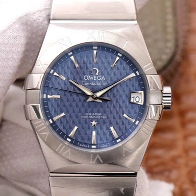 Replica 0me*ga Constellation 123.10.38.21.03.001 1:1 Best Edition VS Factory Blue Dial Swiss ETA8500