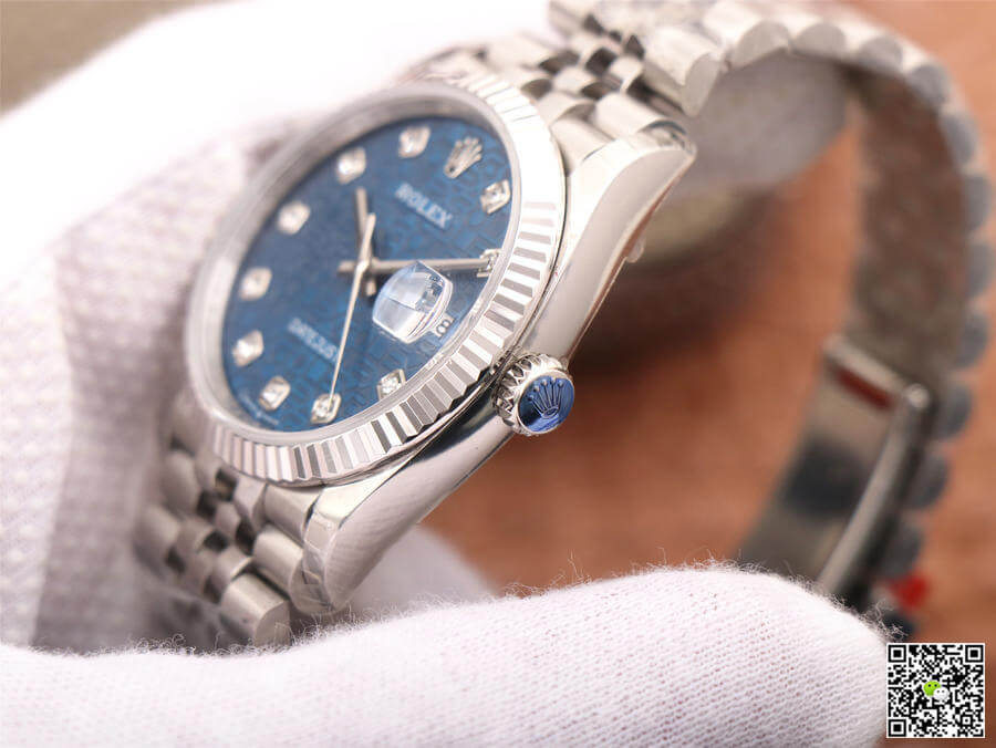 Replica R01ex Datejust M126234-0011 1:1 Best Edition EW Factory Blue Dial