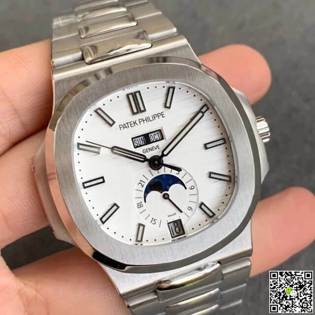 Replica Pat*k Phi1i*pe Nautilus 5726/1A-010 1:1 Best Edition GR Factory White Dial
