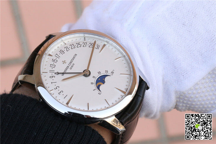 Vacheron C0nstan1n Replica Patrimony 4010U/000G-B330 1:1 Best Edition GS Factory White Dial