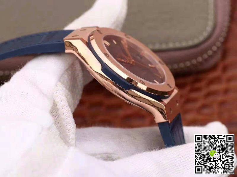 Hublot Replica Classic Fusion 511.OX.7180.LR JJ Factory Men Watches 1:1 Best Edition Swiss ETA2892 Blue Dial