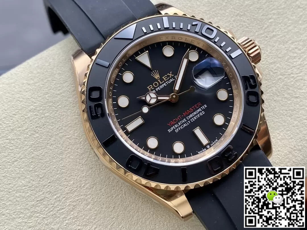 Replica R01ex Yacht Master M126655-0002 1:1 Best Edition Clean Factory Rose Gold