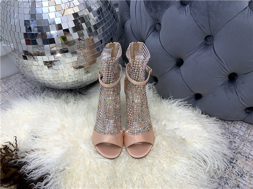 rene caovilla heel boots sandals