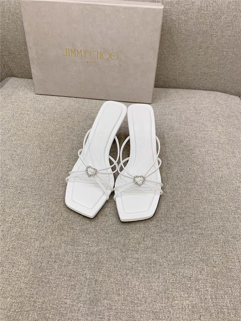 J1m*y Ch00 Heeled Slides