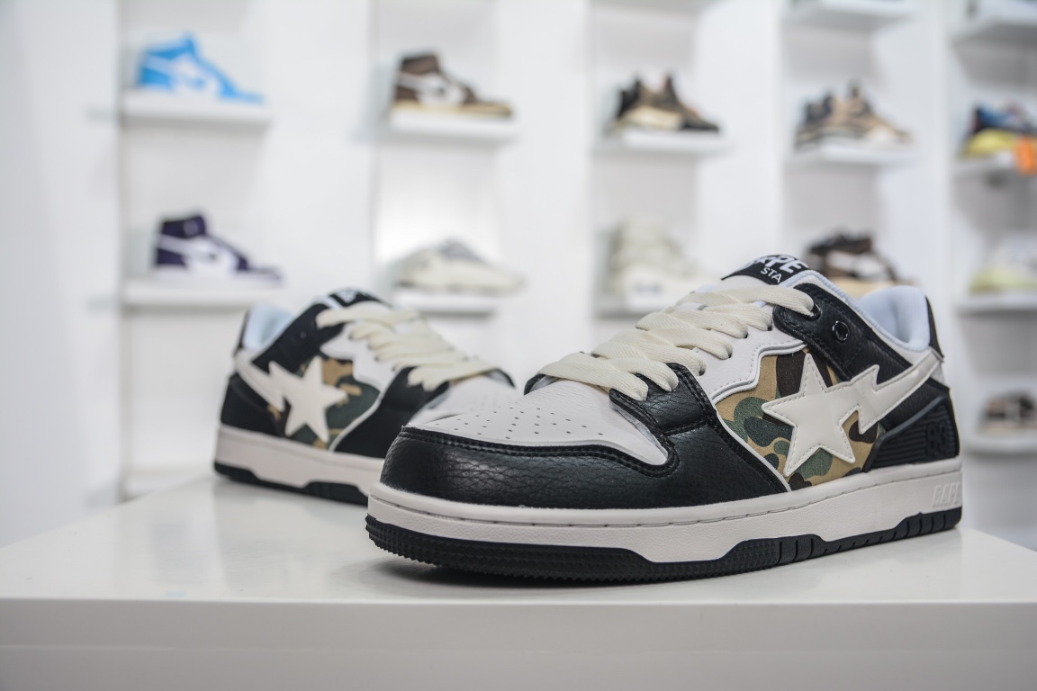 A Bathing Ape Bape SK8 Sta Black Camo