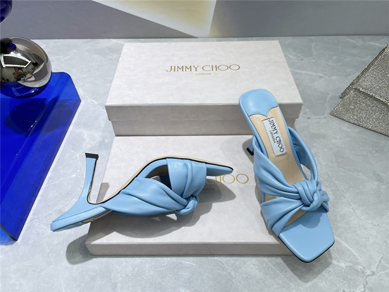 J1m*y Ch00 bow heels dupe square toe bow sandals