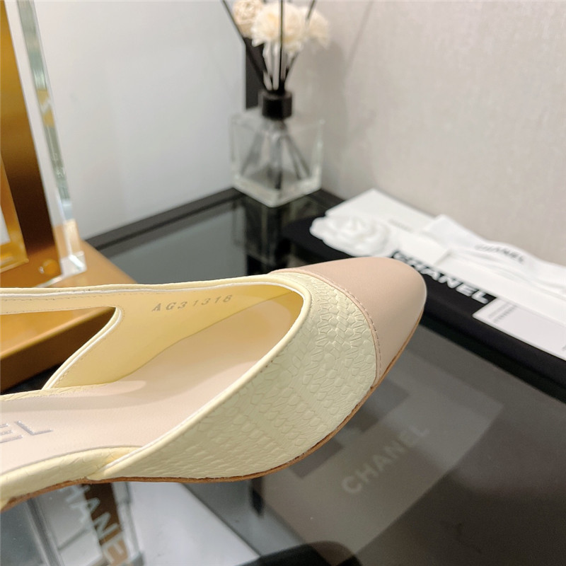 Ch**el Slingback Dupe heels sandals