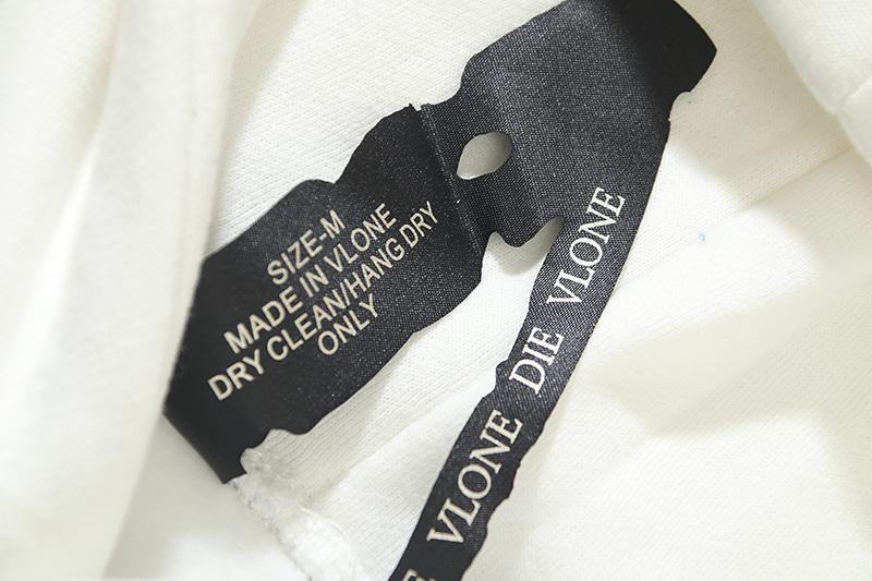 VLONE Stape V plus thickening White Hoodie