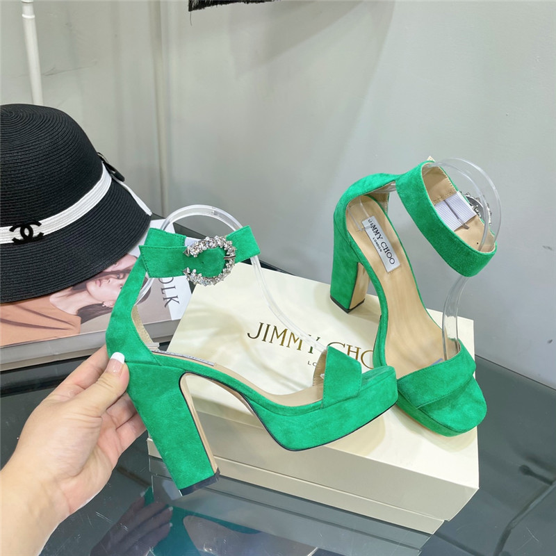 J1m*y Ch00 block heel sandals