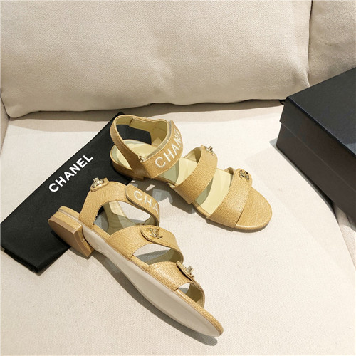 Ch**el Flat Dupes sandals womens