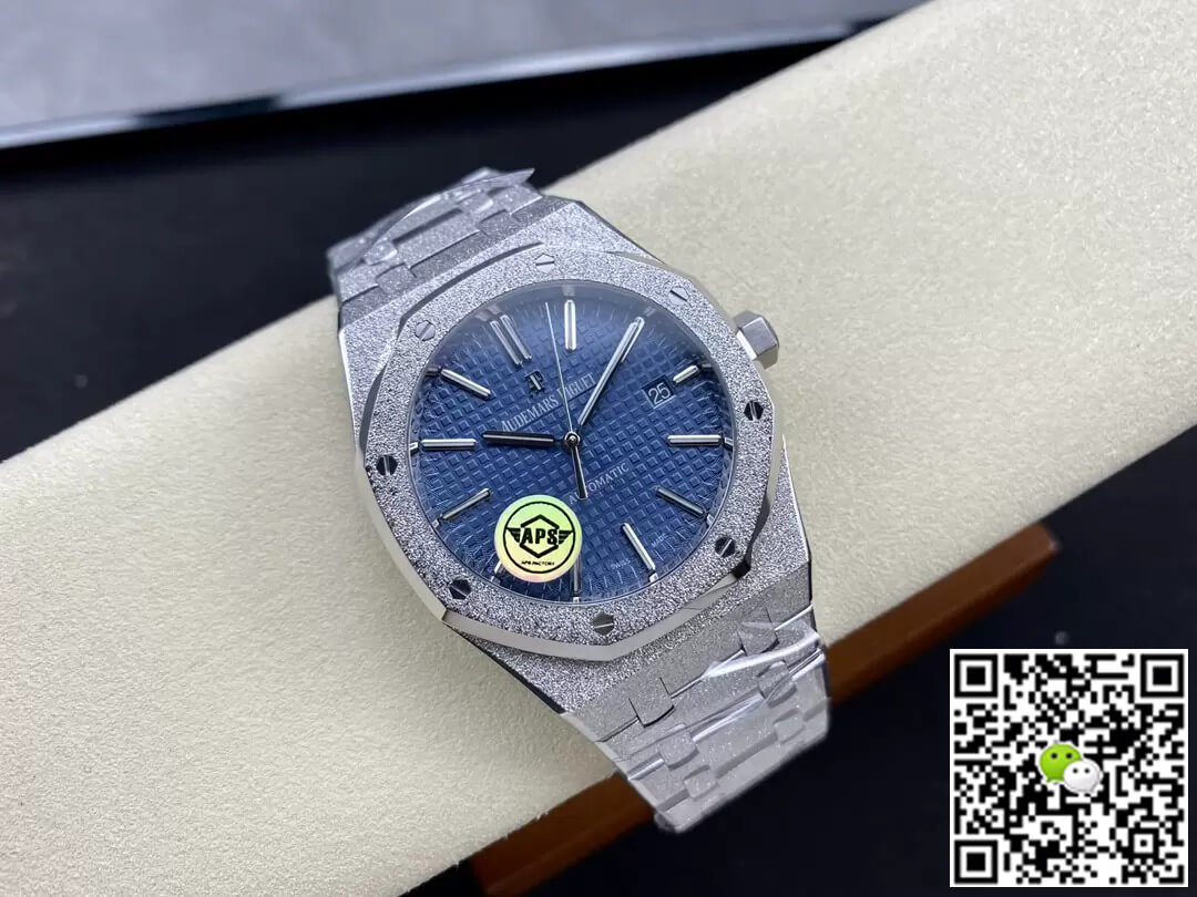 Replica Audemars P1g*et Royal Oak 15410BC.GG.1224BC.01 1:1 Best Edition APS Factory Blue Dial