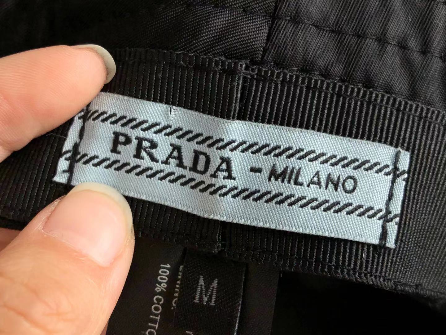 Pra*a Bucket Hat Dupe