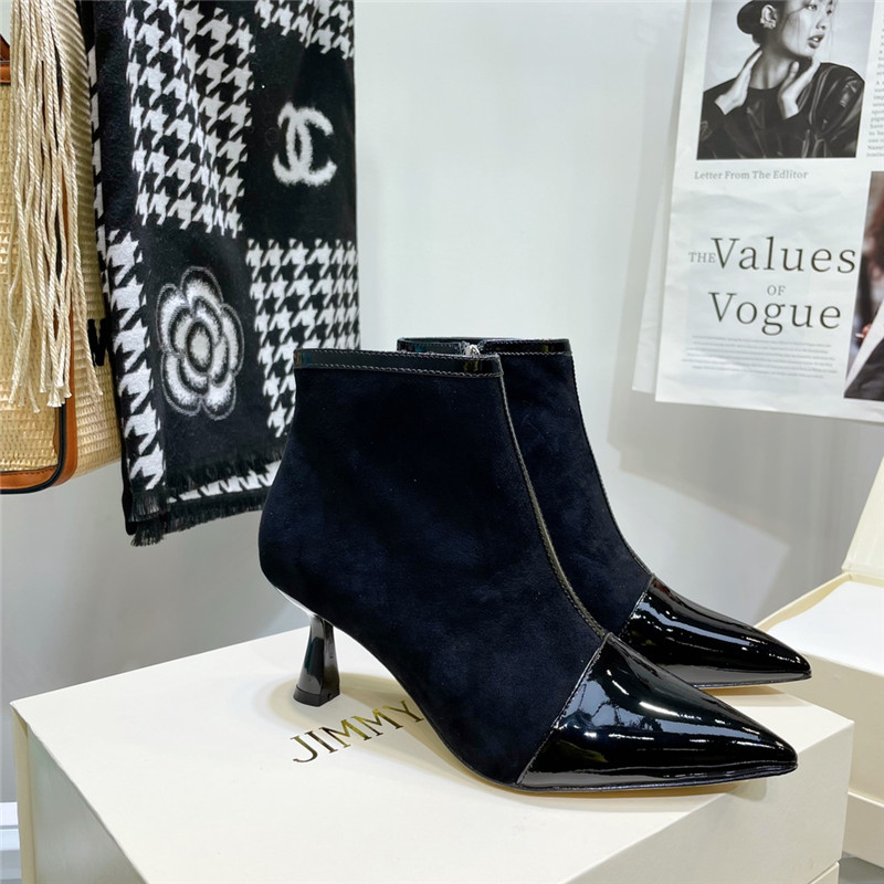 J1m*y Ch00 high heel ankle boots