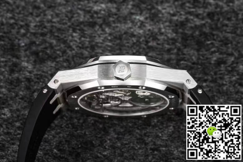 Replica Audemars P1g*et Royal Oak Tourbillon 1:1 Best Edition R8 Factory V3 Black Strap