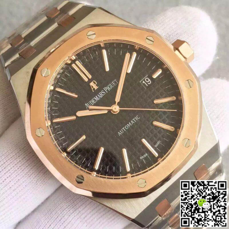 Audemars P1g*et Replica 15400 JF Factory 1:1 Best Edition Swiss ETA3120 Black Dial