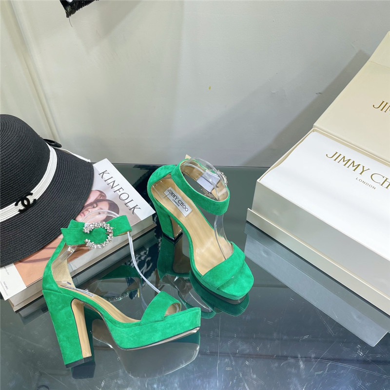 J1m*y Ch00 block heel sandals