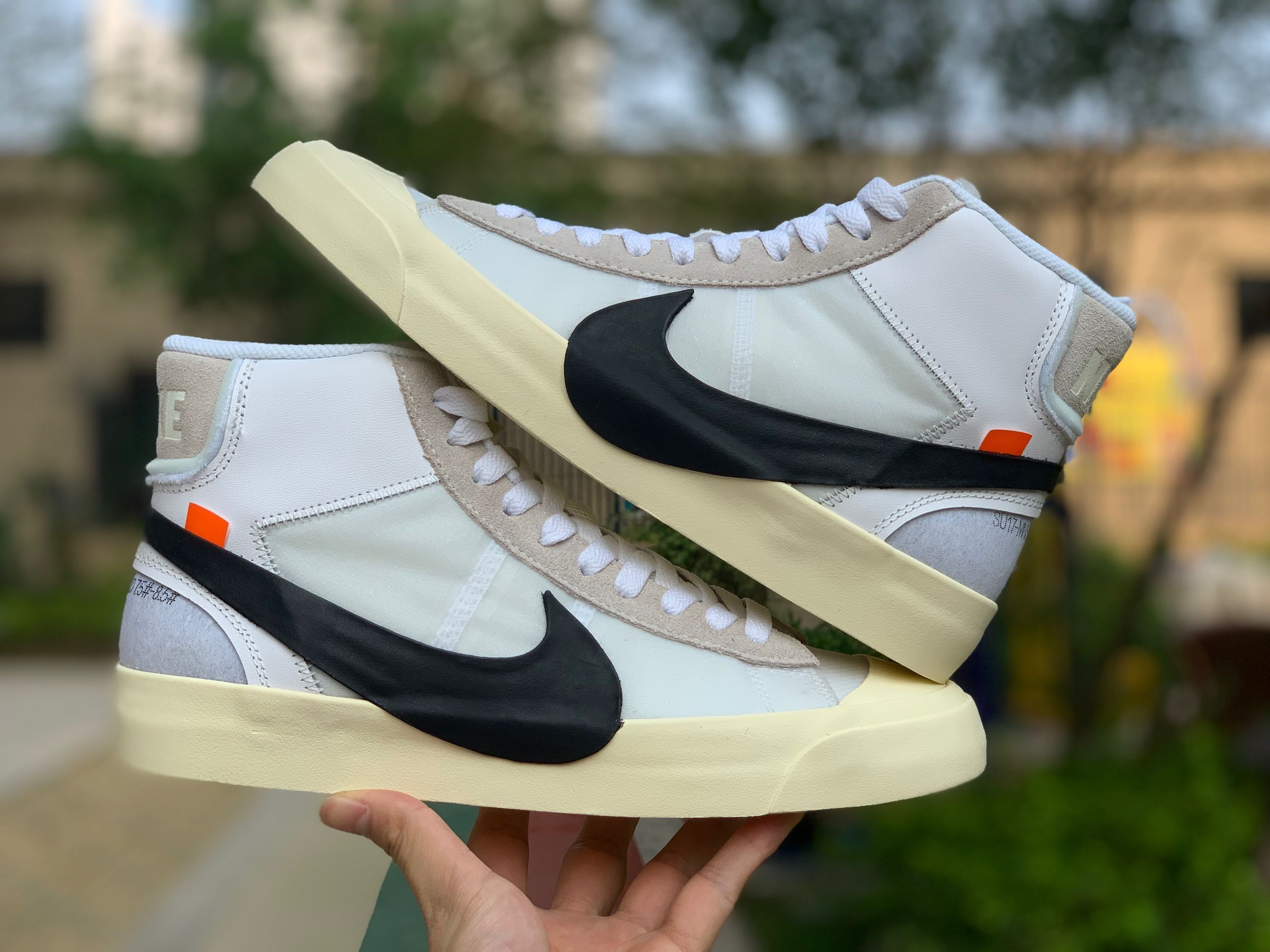 Nike Blazer Mid Off-White Extended Size