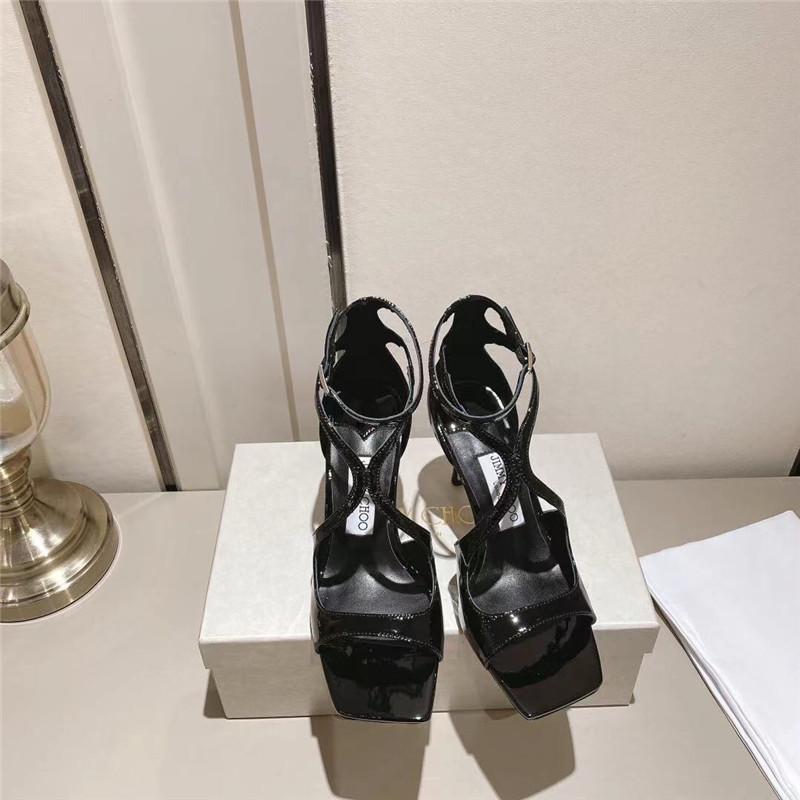 J1m*y Ch00 Paris window custom high heels