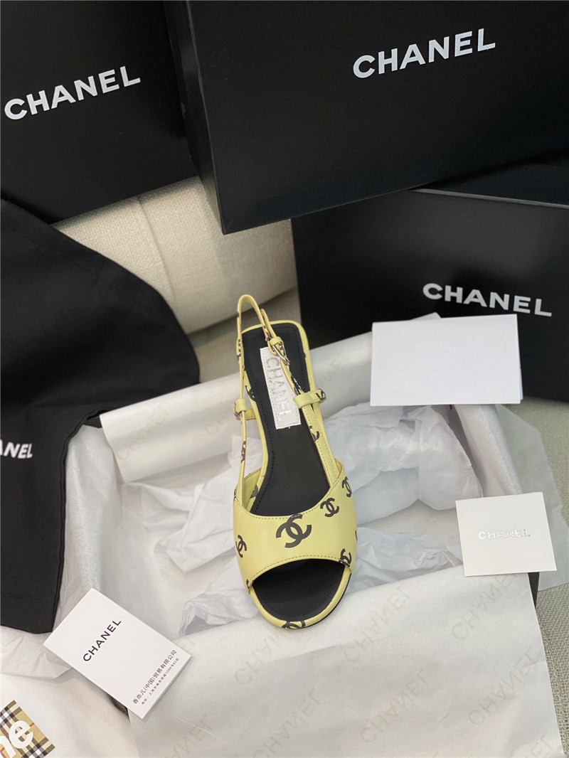 Ch**el flat cutout sandals