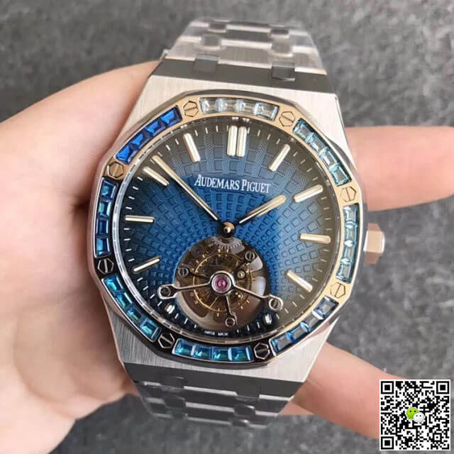 Replica Audemars P1g*et Royal Oak Tourbillon 26521PT.YY.1220PT.01 1:1 Best Edition R8 Factory D1am0nd Bezel