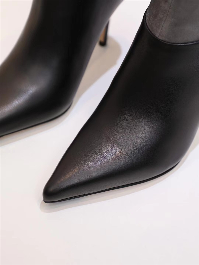 J1m*y Ch00 Pearl Heels Dupe pointed high heel ankle boots