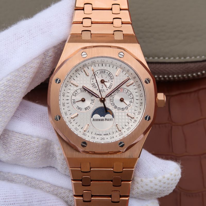 Replica Audemars P1g*et Royal Oak 26574OR.OO.1220OR.01 JF Factory 1:1 Best Edition Swiss ETA5134