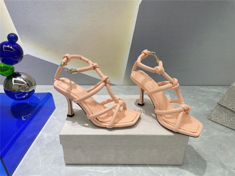 J1m*y Ch00 Pearl Heels Dupe sandals