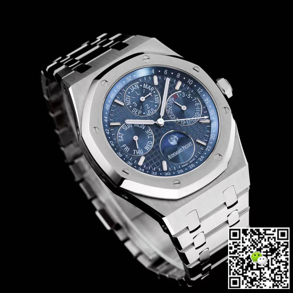 Replica Audemars P1g*et Royal Oak 26574ST.OO.1220ST.02 1:1 Best Edition APS Factory Blue Dial