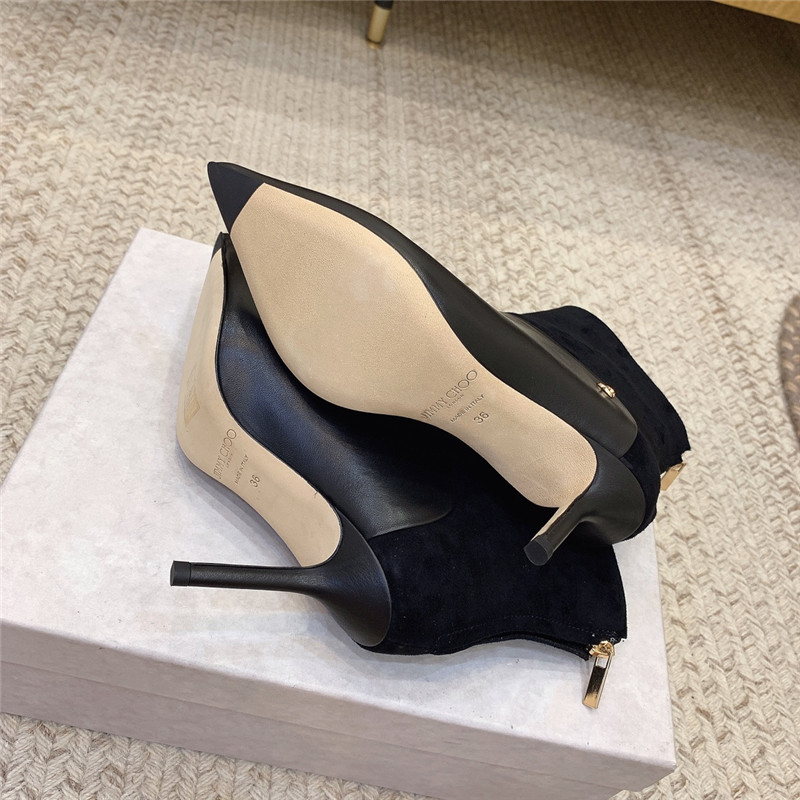 J1m*y Ch00 classic stiletto heeled ankle boots