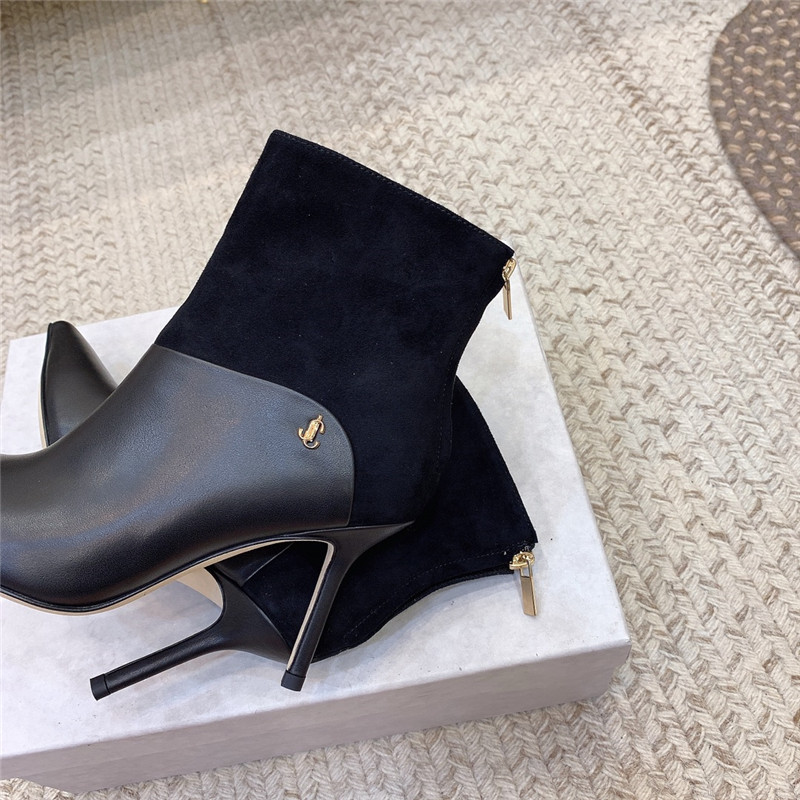 J1m*y Ch00 classic stiletto heeled ankle boots