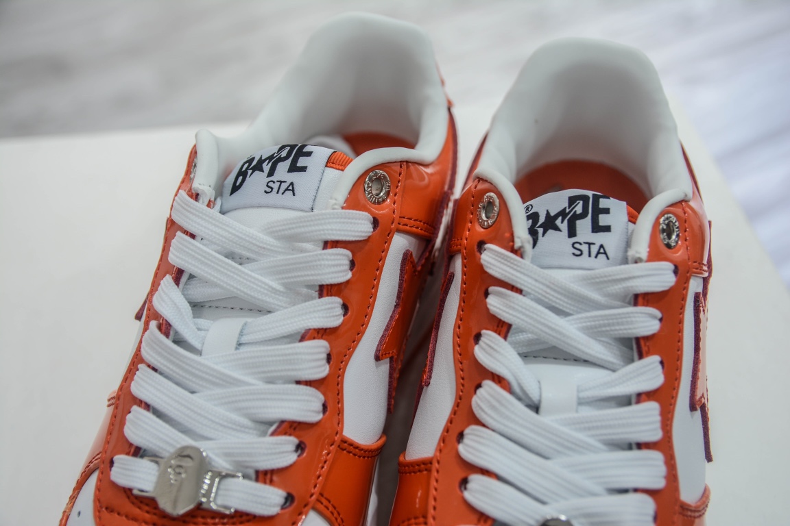 A Bathing Ape Bape Sta Low Orange