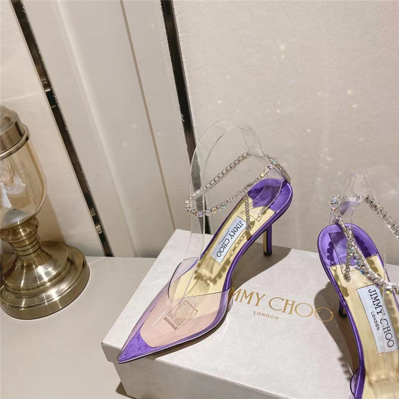 J1m*y Ch00 Paris window custom high-heeled sandals