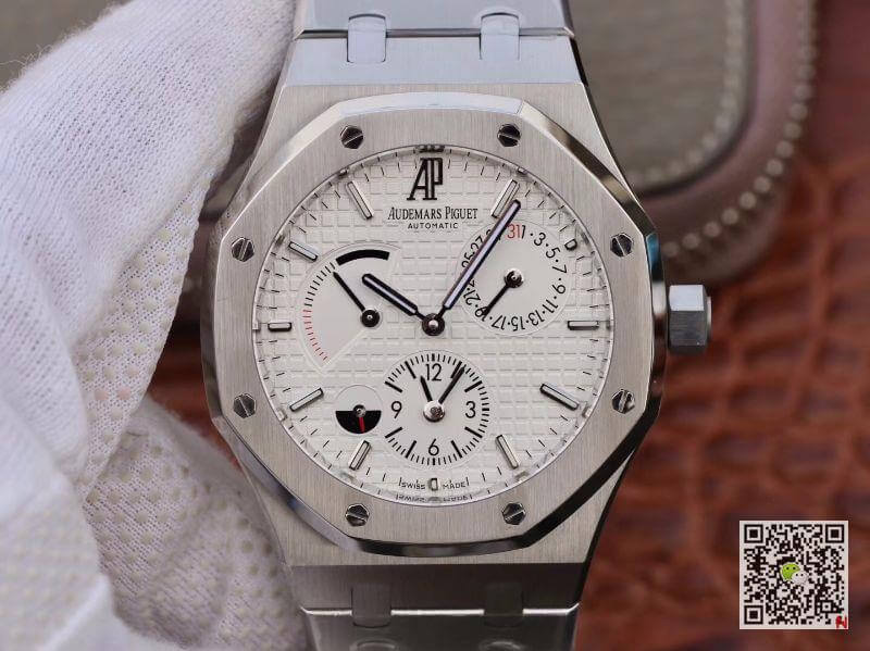 Replica Audemars P1g*et Royal Oak 26120ST.OO.1220ST.02 TWA Factory 1:1 Best Edition Swiss ETA2329 White textured dial