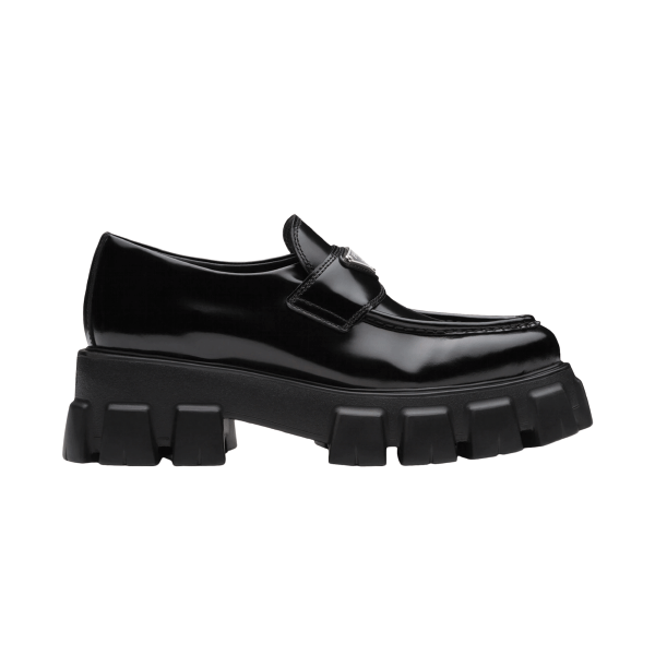 Pra*a loafers Dupe MONOLITH BRUSHED LEATHER  PRS034