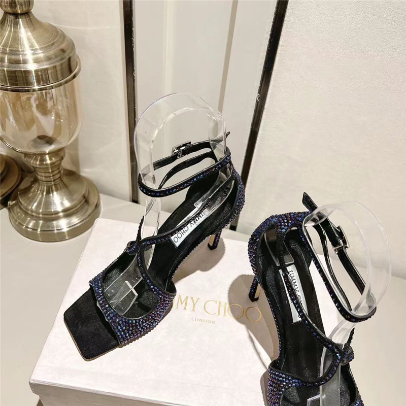 J1m*y Ch00 hot D1am0nd series high-heeled sandals