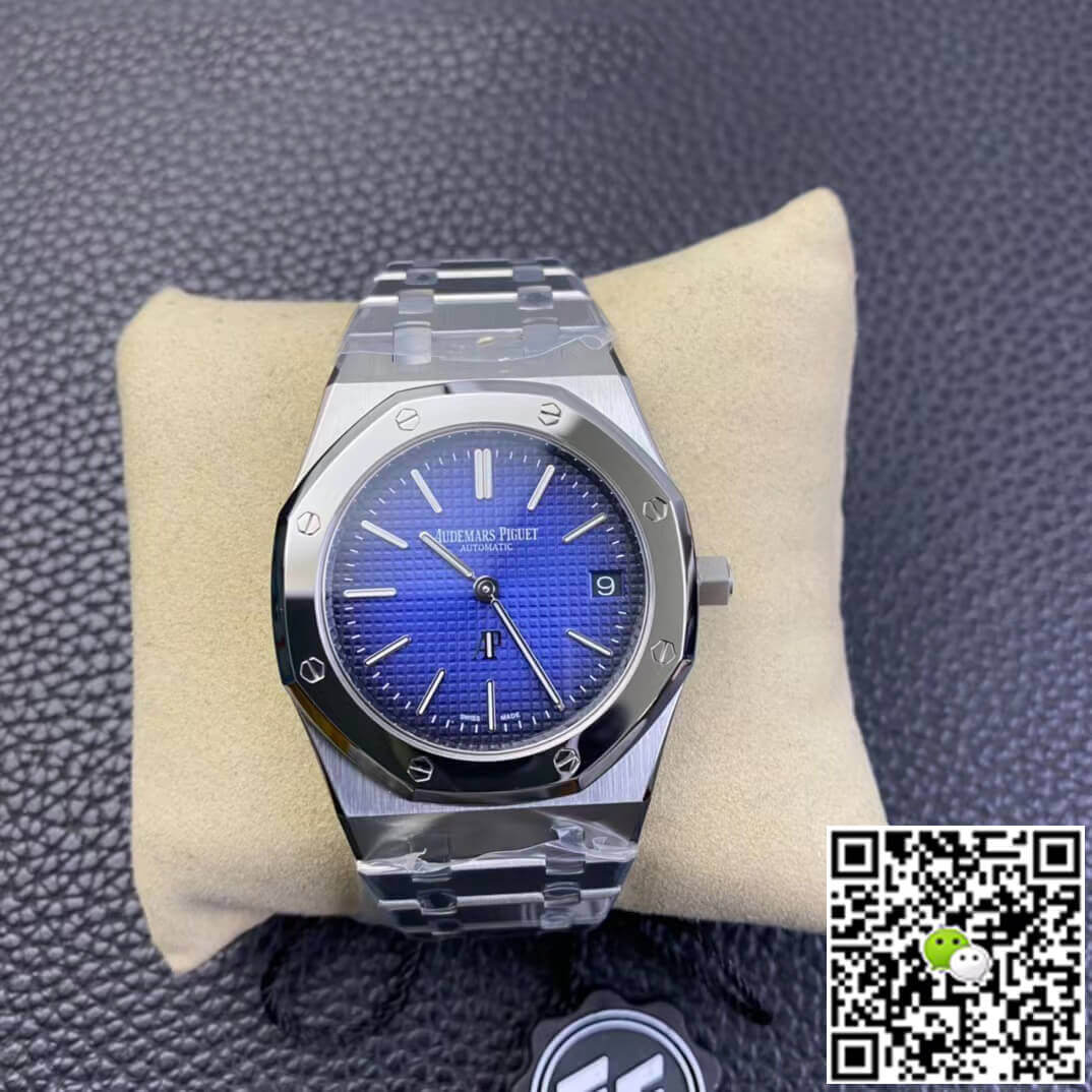 Replica Audemars P1g*et Royal Oak 15202IP.OO.1240IP.01 1:1 Best Edition ZF Factory Smoked Blue Dial