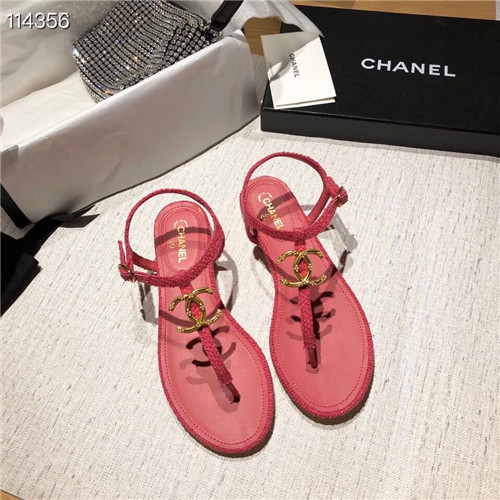 Ch**el flat sandals