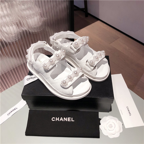 Ch**el flat beach shoes sandals