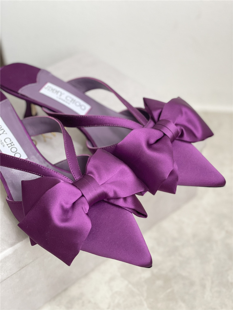 J1m*y Ch00 bow heels dupe bow-embellished sandals