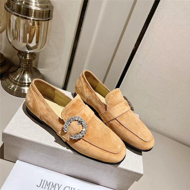J1m*y Ch00 Deanna Low Heel Loafers