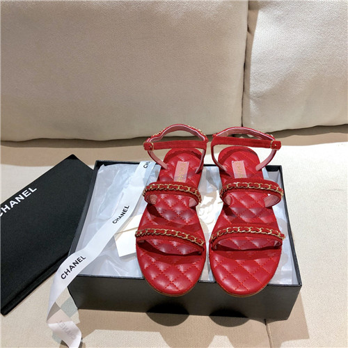 Ch**el flat sandals