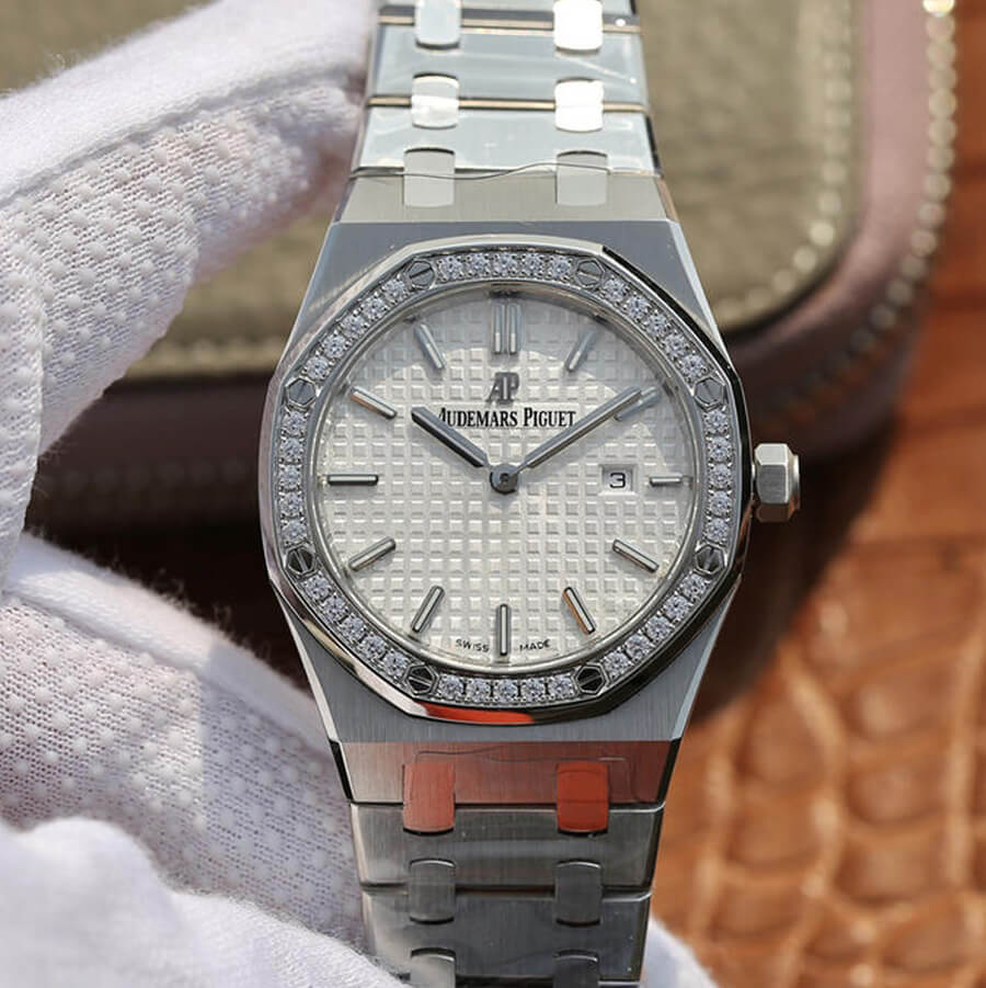 Replica Audemars P1g*et Royal Oak 67650 1:1 Best Edition JF Factory D1am0nd Bezel