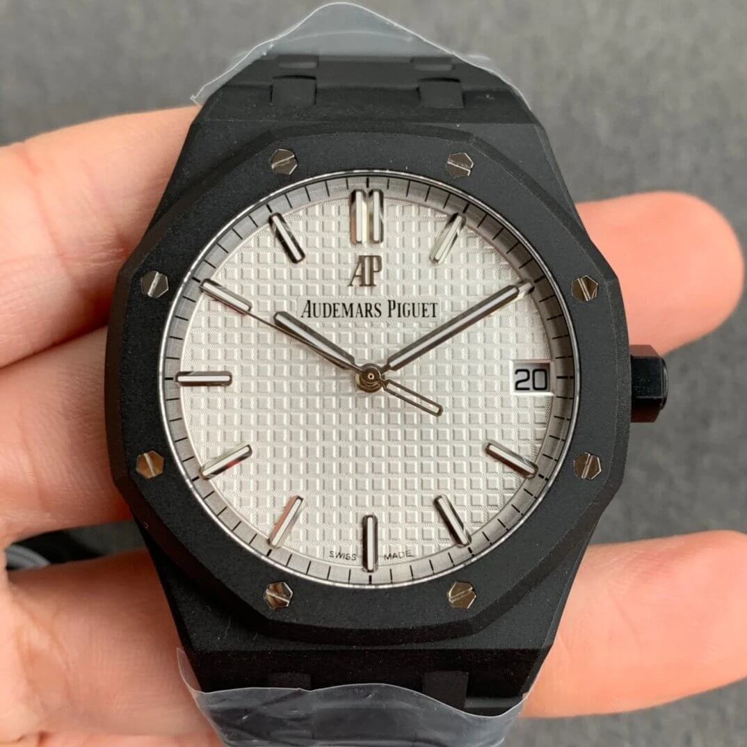 Audemars P1g*et Replica 15500 DLC Version 1:1 Best Edition ZF Factory White Dial