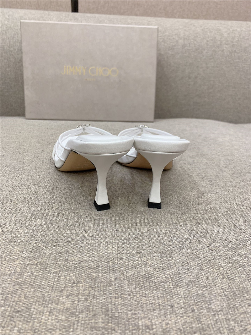J1m*y Ch00 Heeled Slides