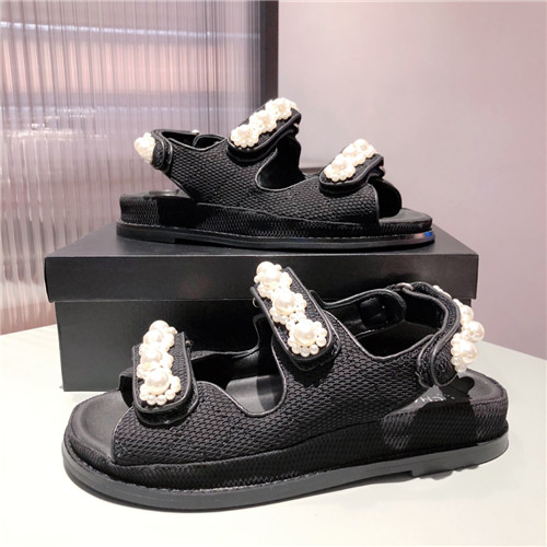 Ch**el flat sandals womens